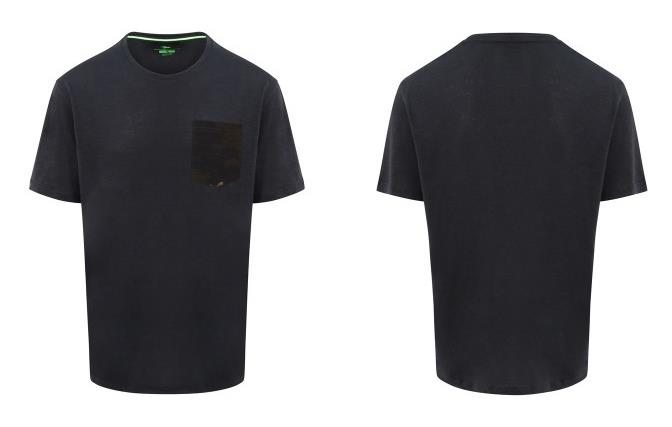 Korda LE Kamo Pocket Tee Schwarz