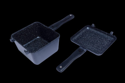 RidgeMonkey Connect Deep Pan & Griddle Granite Edition