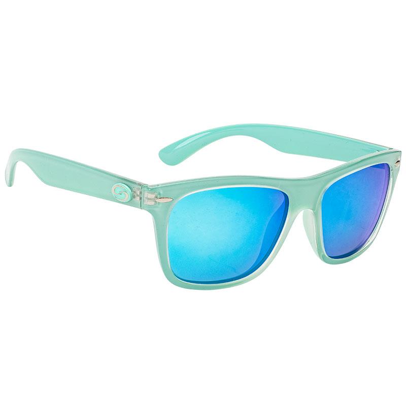 Strike King SK Plus Cash Seafoam Crystal Frame Mehrschichtige weiße, blaue, verspiegelte graue Basislinse