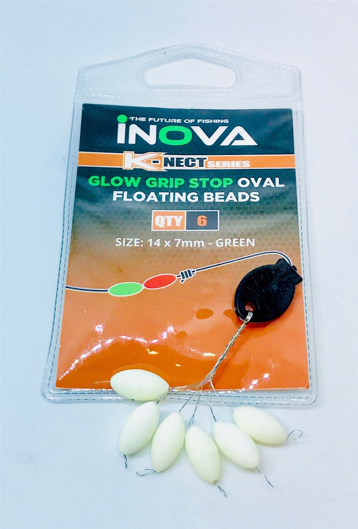 Inova Glow Grip Stop Oval Pop Up 14x7mm – Great Fishing Tackle