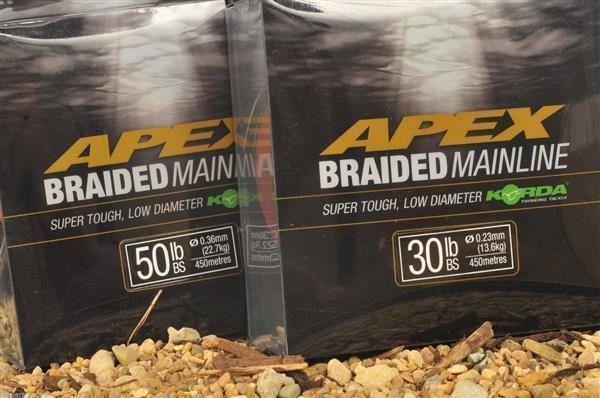 Korda Apex Braided Mainline - 450m