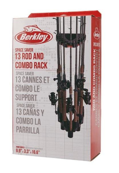 Berkley Space Saver 13 canne à pêche et support combiné