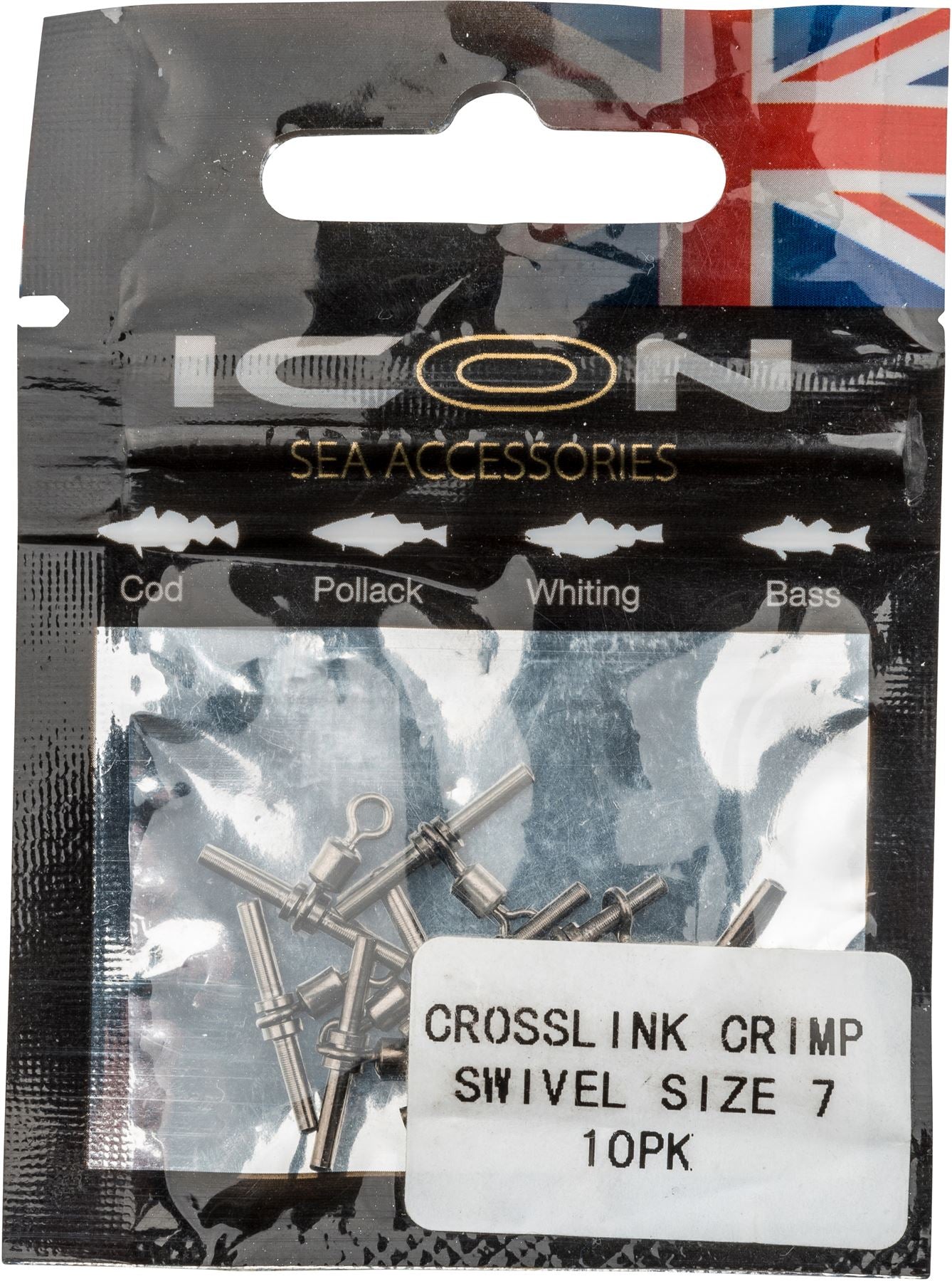 Leeda ICON Crosslink Crimp Swivel Size 7