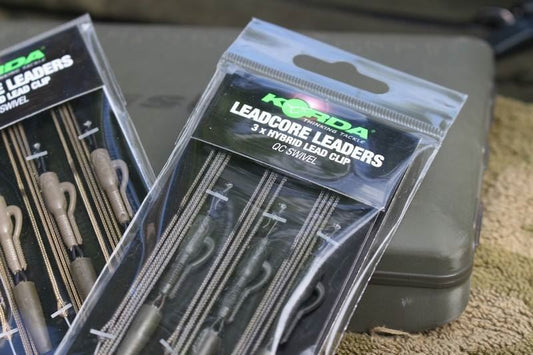 Korda Leadcore Leaders Hybrid Lead Clip QC Swivel