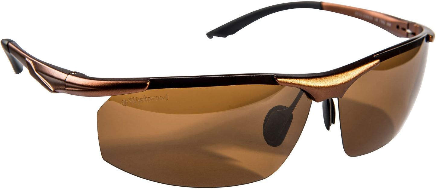 Wychwood Aura Polarised Sunglasses Brown