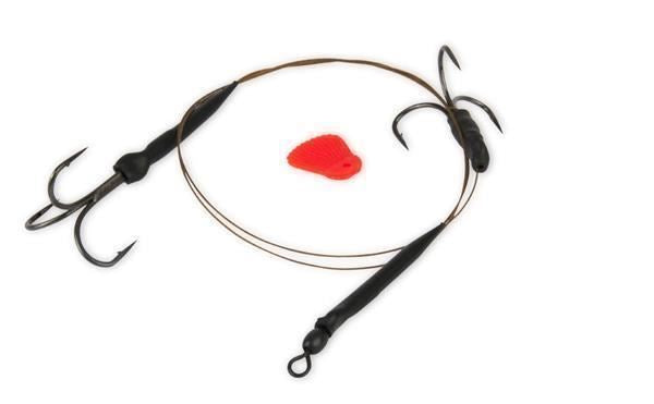 Fox Rage Predator 49 Strand Twin Treble Trace - Barbed